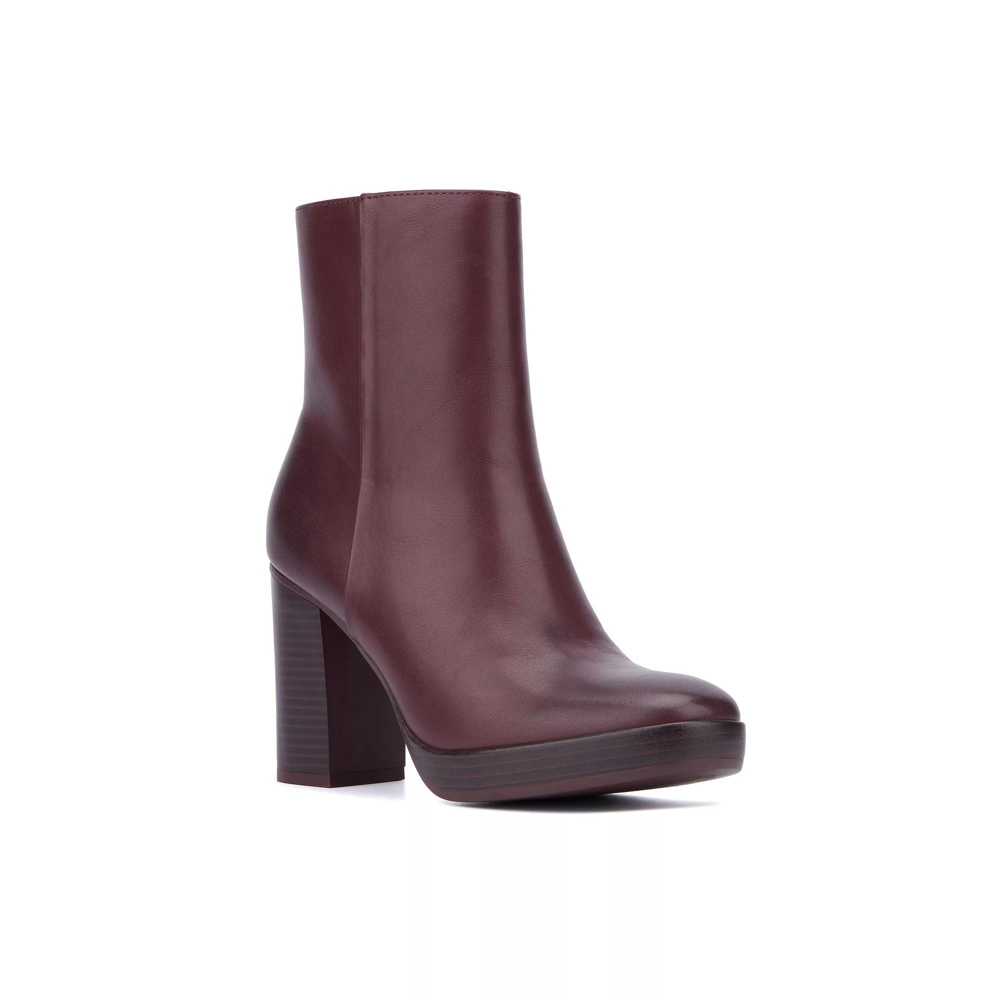 New York & Company Fay Women's Ankle Booties, Size: 9, Red Product Image