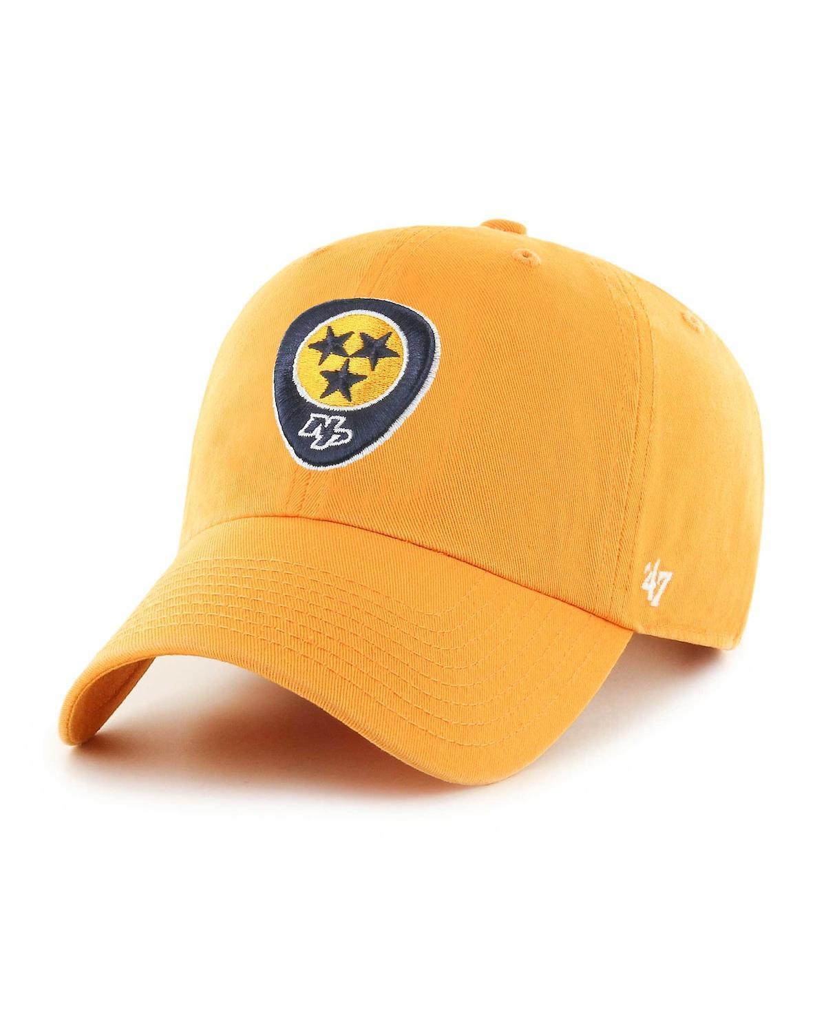 Men's '47 Gold Nashville Predators Alternate Clean Up Adjustable Hat, Pdt Gold Product Image