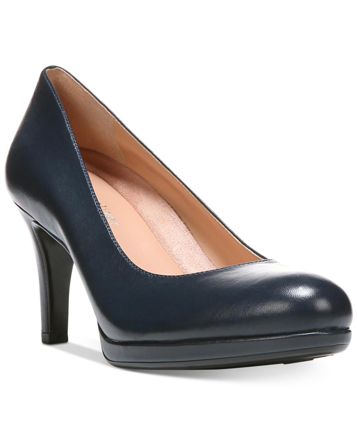 Naturalizer Michelle Leather Low Platform Pumps Product Image
