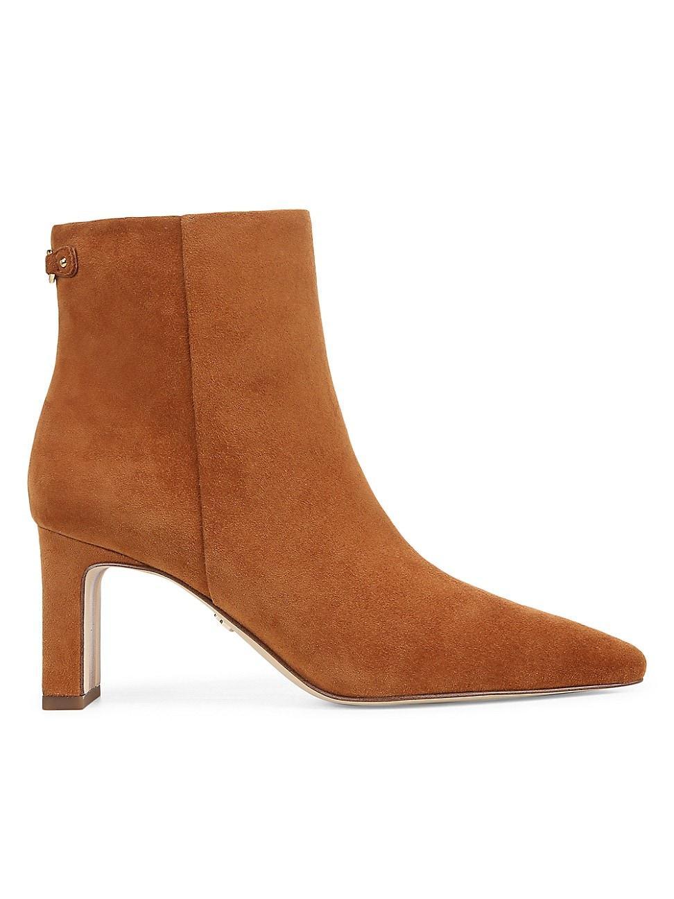 Sam Edelman Womens Saige Pointed Toe Mid Heel Ankle Booties Product Image