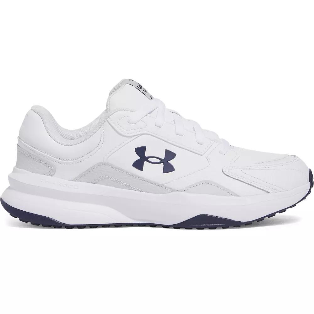 Under Armour Edge LTHR Men's Training Shoes, Size: 15, White Navy Product Image