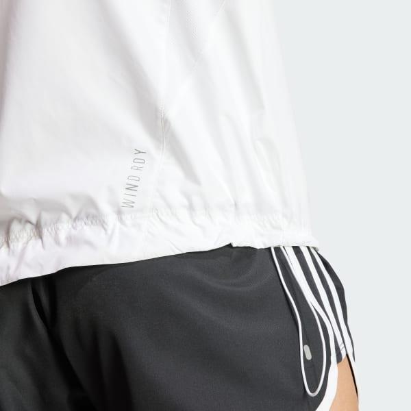 adidas Own The Run Jacket White L Womens Product Image