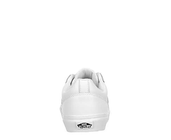 Vans® Seldan Men's Leather Shoes, Size: 12, White Product Image