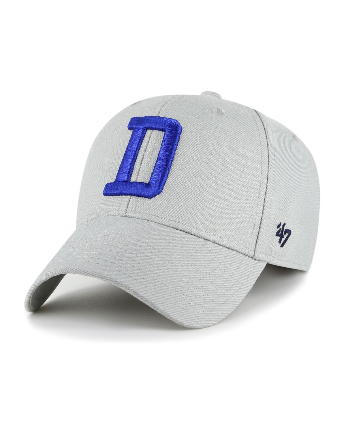 Men's '47 Gray Dallas Cowboys "D" MVP Adjustable Hat, Grey Product Image