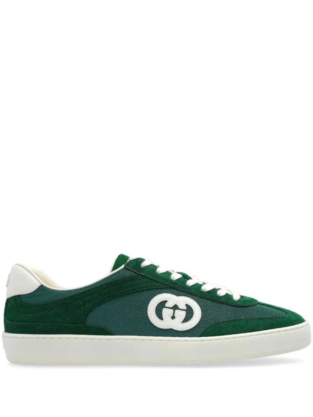 GUCCI Herrensneaker Mit Gg In Green Product Image