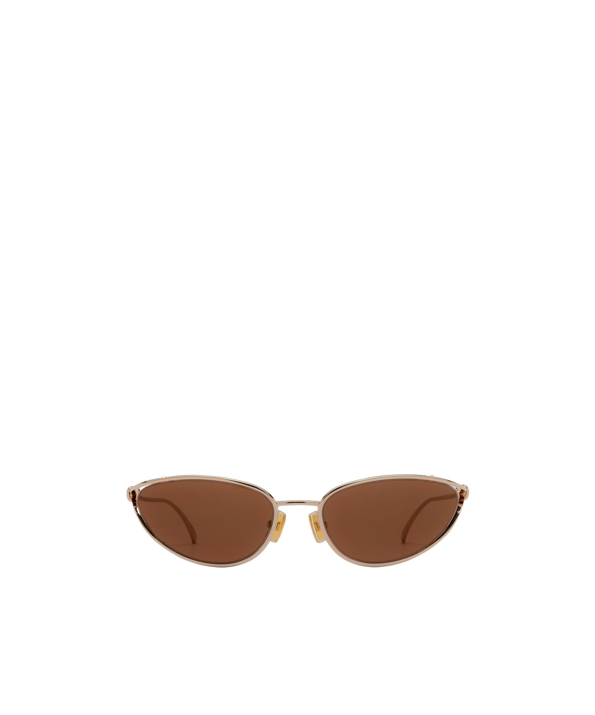 BOTTEGA VENETA Eyewear Cat Eye Frame Sunglasses In Brown Product Image