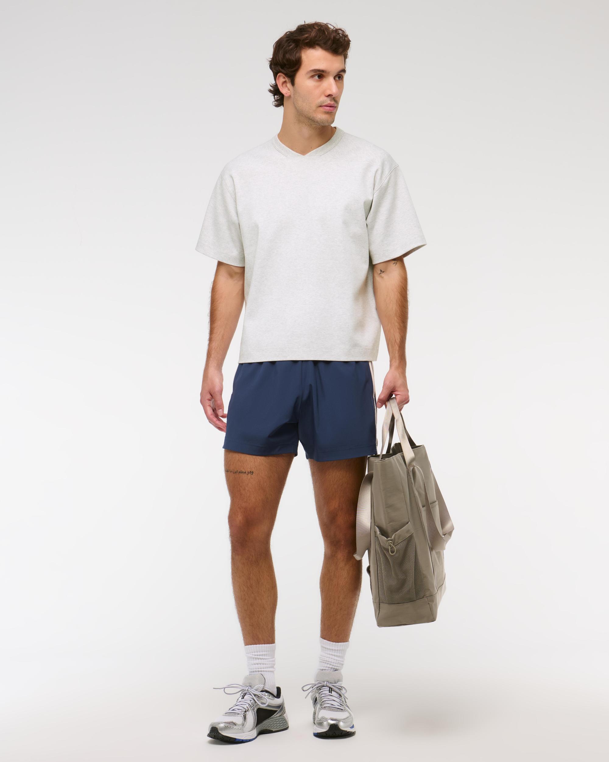 YPB Active Cropped Heavyweight Cotton Jersey Tee Product Image