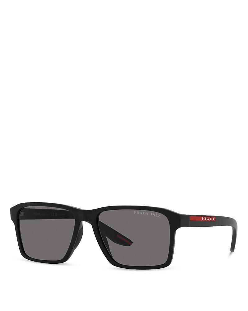 Prada Sport Low Bridge Fit Rectangle Sunglasses, 58mm Product Image