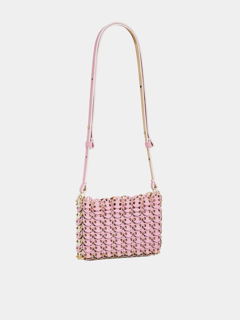 PINK/GOLD 1969 MINI FLIP BAG IN LEATHER Product Image