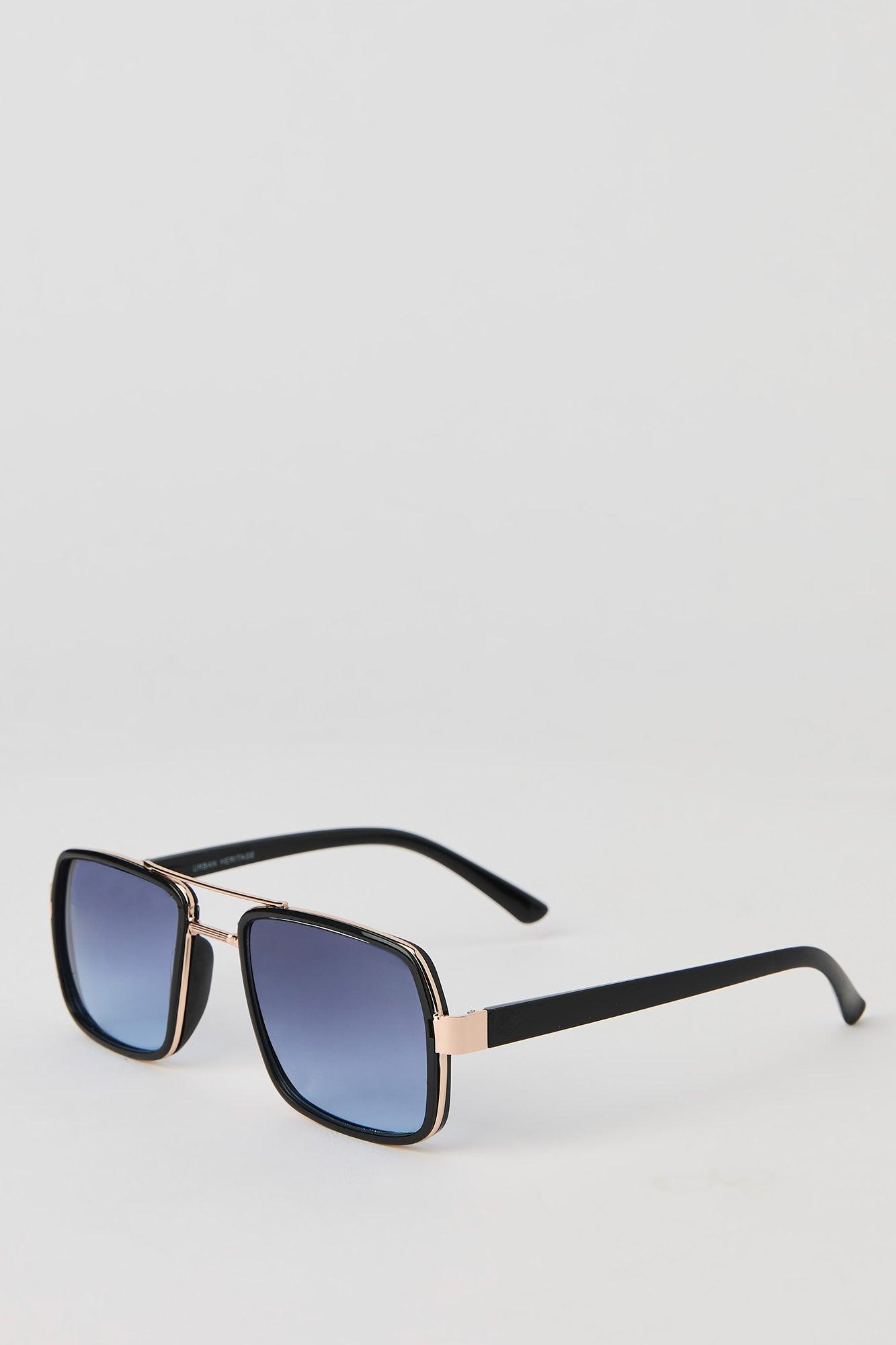 Square Aviator Sunglasses Male Product Image