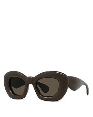 Womens Inflated 47MM Cat-Eye Sunglasses Product Image