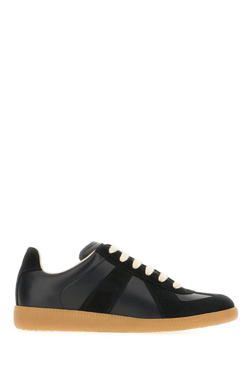 MAISON MARGIELA Black Replica Low Sneakers Product Image