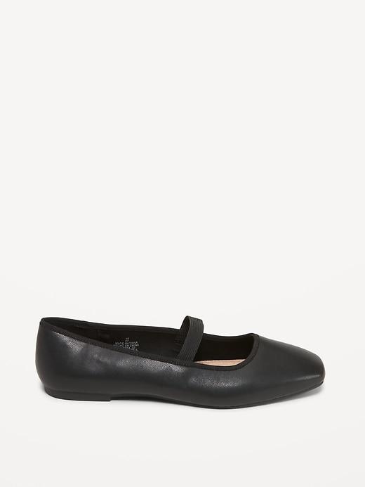 Mary Jane Square-Toe Ballet Flats Product Image