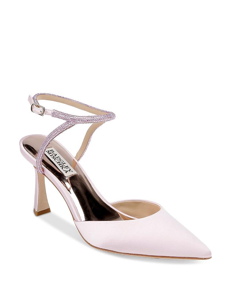 Badgley Mischka Womens Kamilah Pointed Ankle Strap High Heel Sandals Product Image