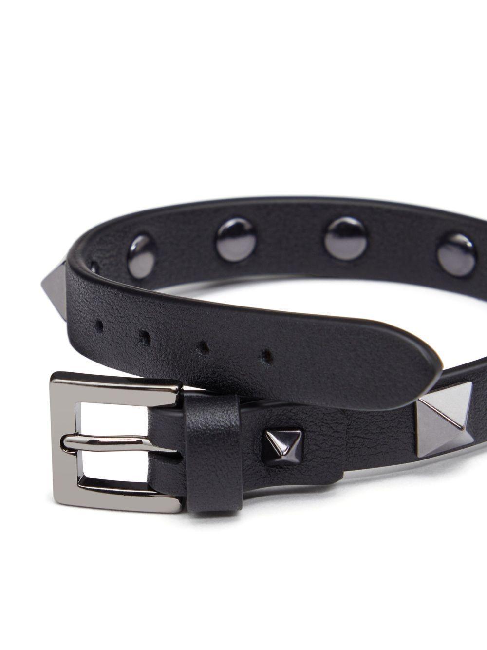 Rockstud leather bracelet Product Image