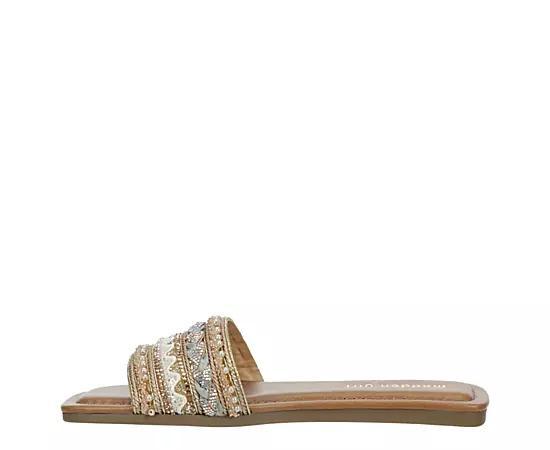 madden girl Thread Women's Slide Sandals, Size: 8, Blush Product Image