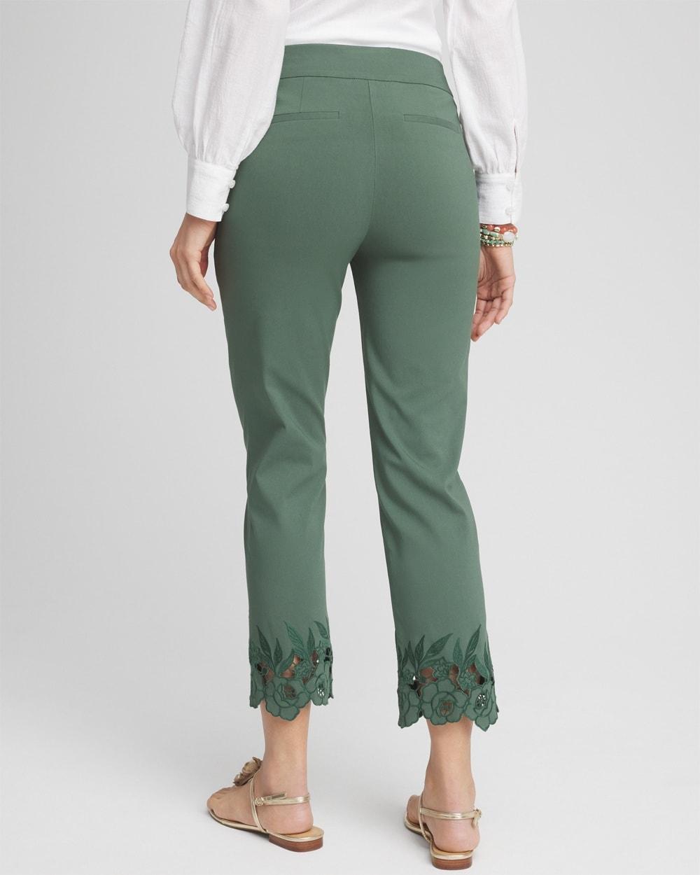Brigitte™ Cutout Pull-On Cropped Pants Product Image