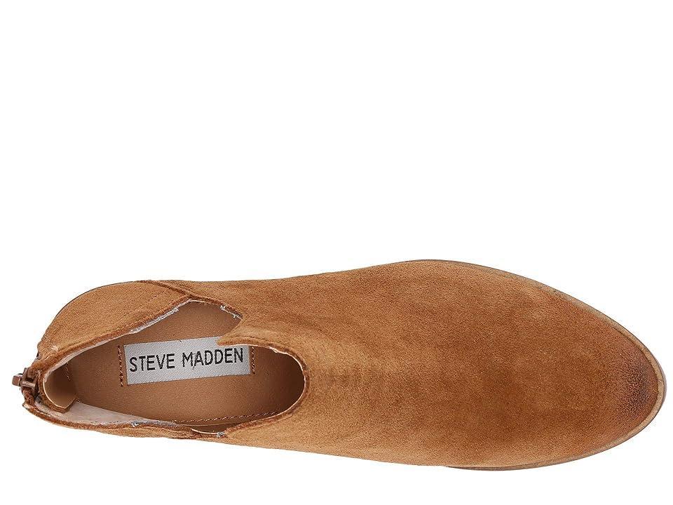 Steve Madden Lancaster Bootie (Cognac Suede) Women's Slip on Shoes Product Image