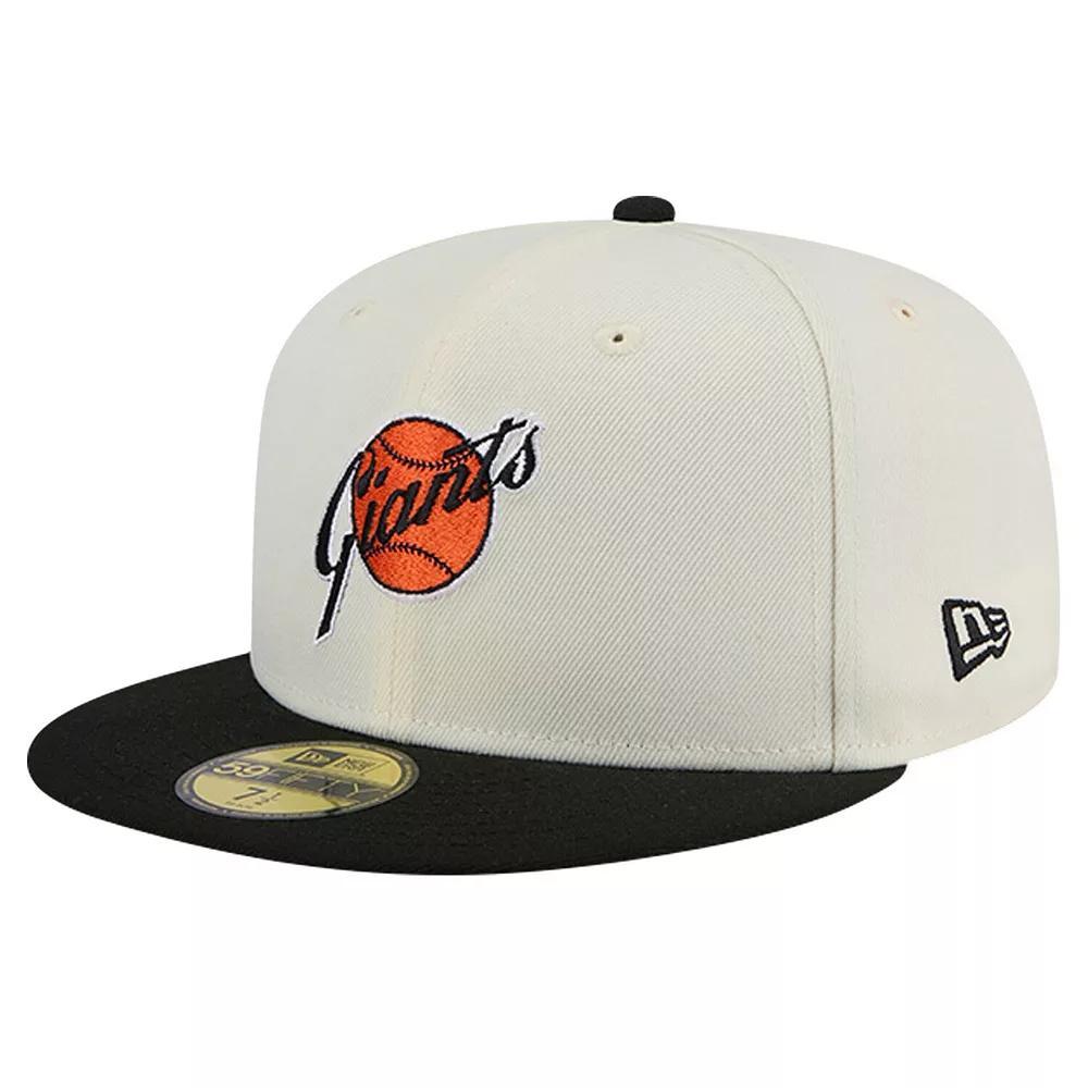 Men's New Era White San Francisco Giants Cooperstown Collection Alternate Chrome 59FIFTY Fitted Hat, Size: 7 3/4 Product Image