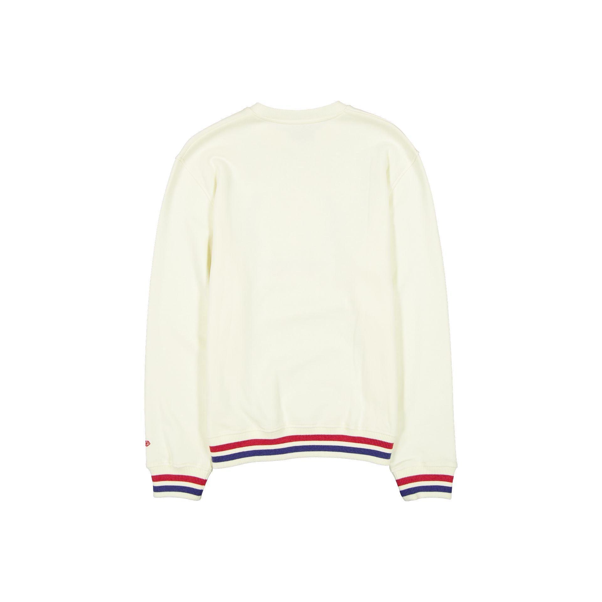Houston Astros Throwback Chrome White Crewneck Male Product Image