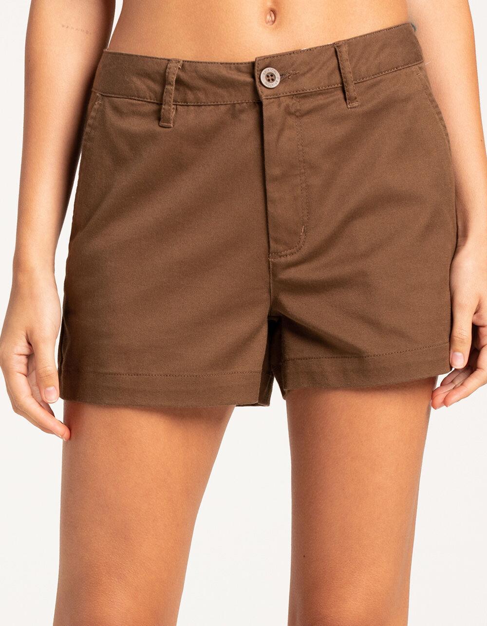 BRIXTON Capitol Womens Chino Shorts - EARTH Product Image