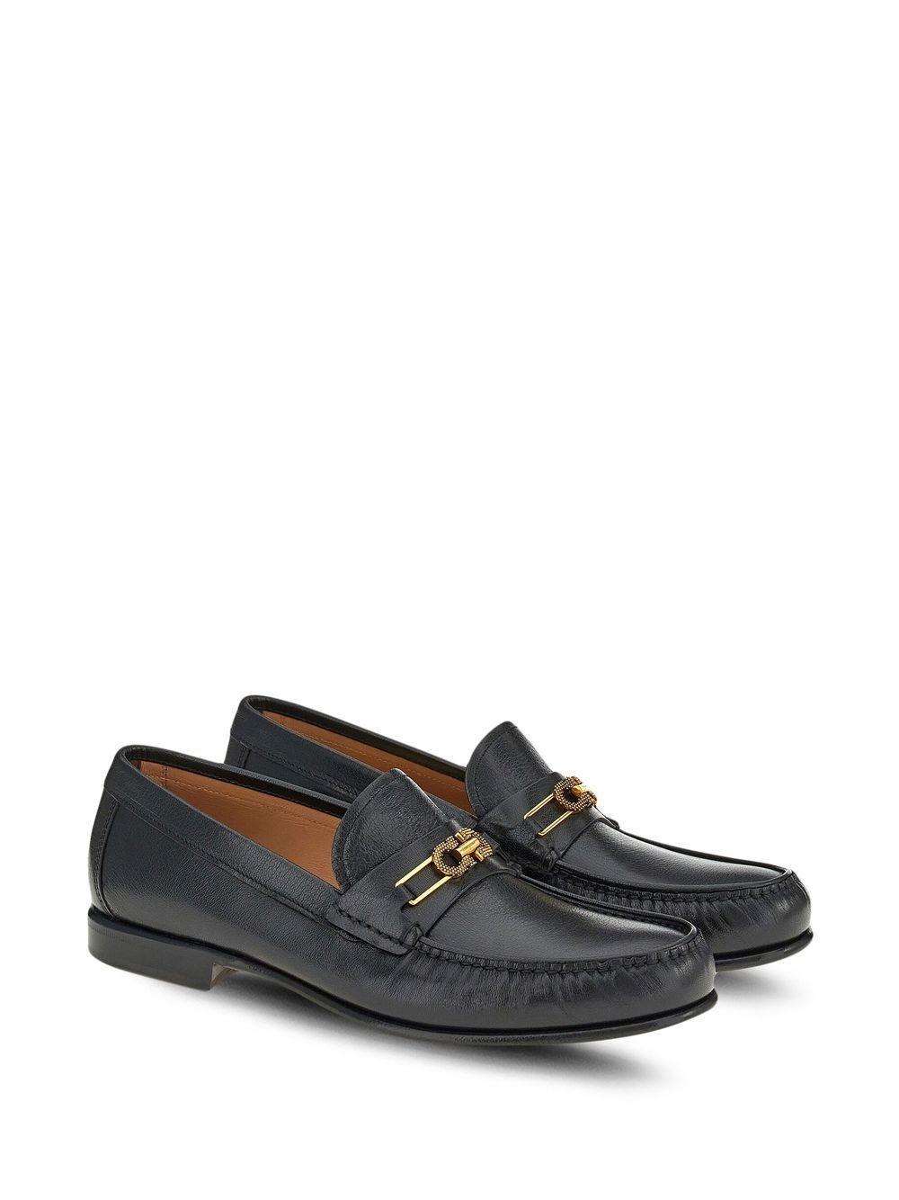 Gancini buckle loafers Product Image