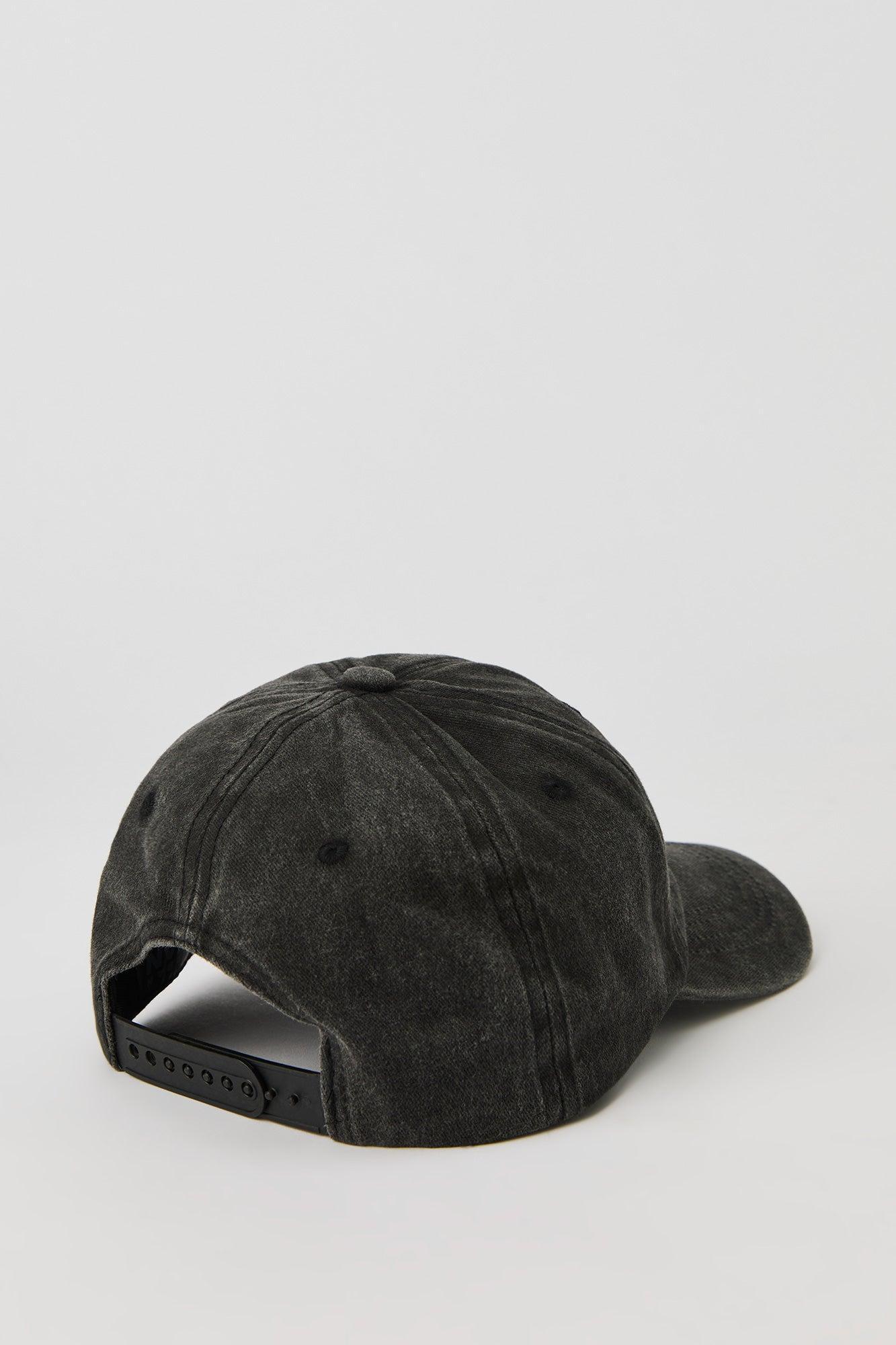 Embroidered Washed Baseball Hat Male Product Image