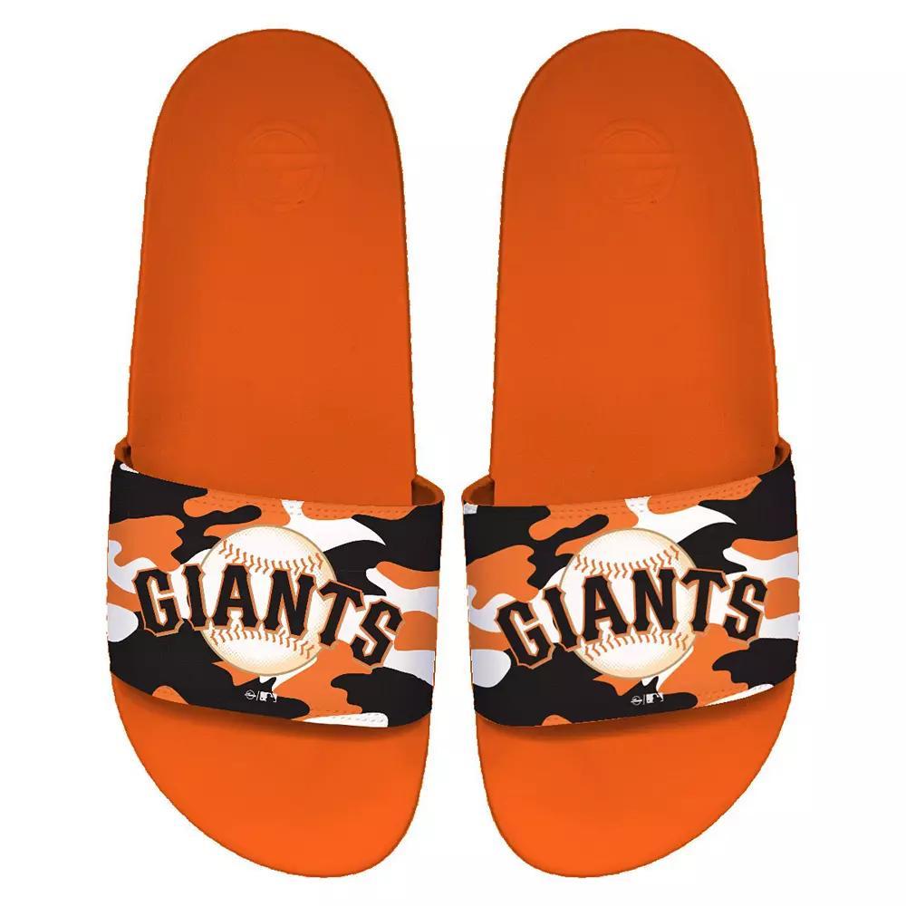 Men's ISlide San Francisco Giants Camo Motto Slide Sandals, Size: 9-10, Orange Product Image