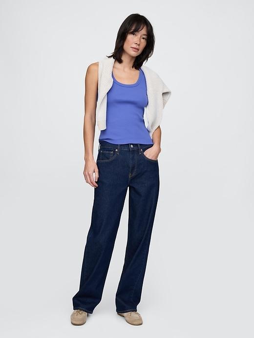 Rib Scoop Tank Top Product Image