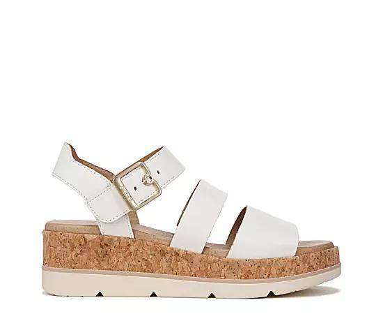 Dr. Scholl's Once Twice Women's Platform Sandals, Size: 7, Tawny Brown Product Image