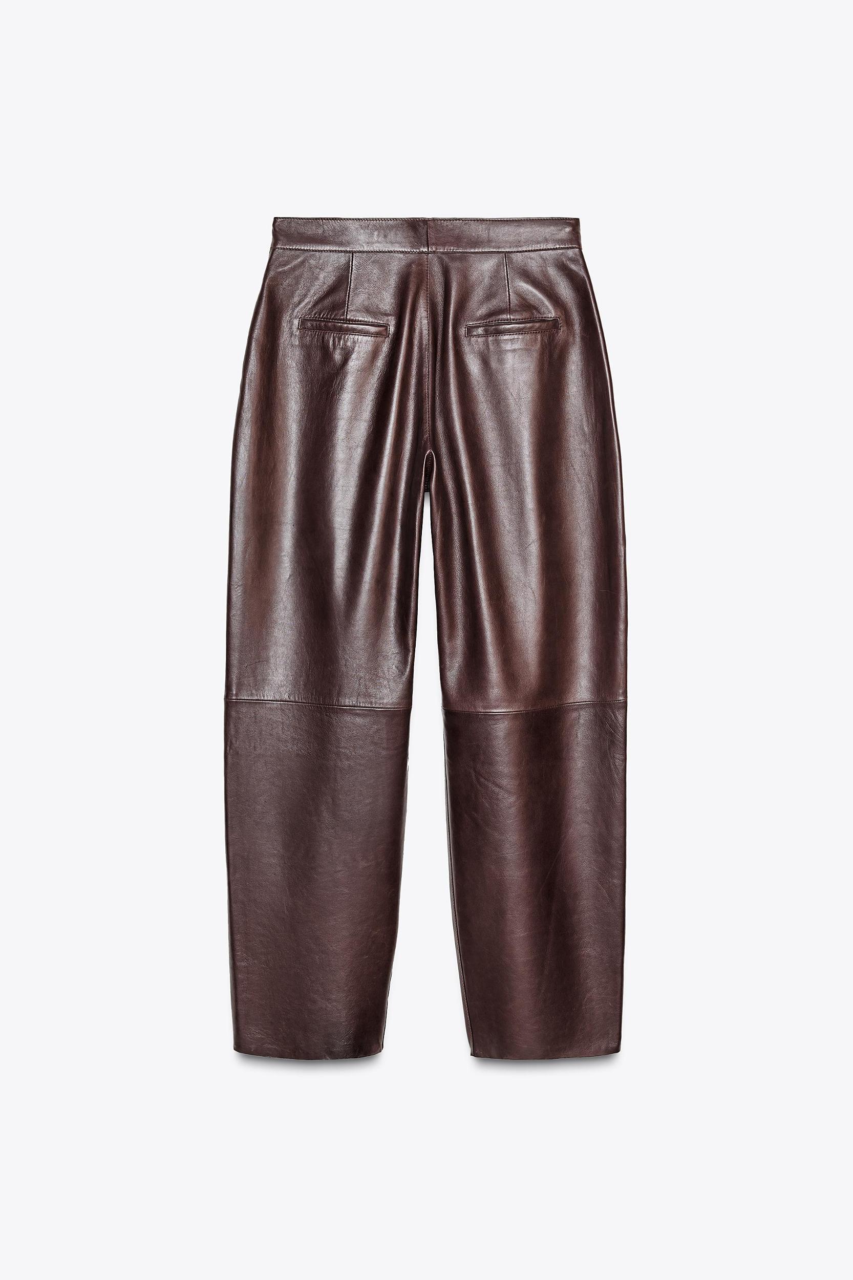 ZW COLLECTION LIMITED EDITION 100% LEATHER BALLOON PANTS Product Image