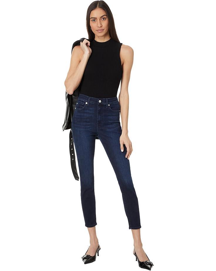 The Ankle Skinny in Slim Illusion Black Product Image