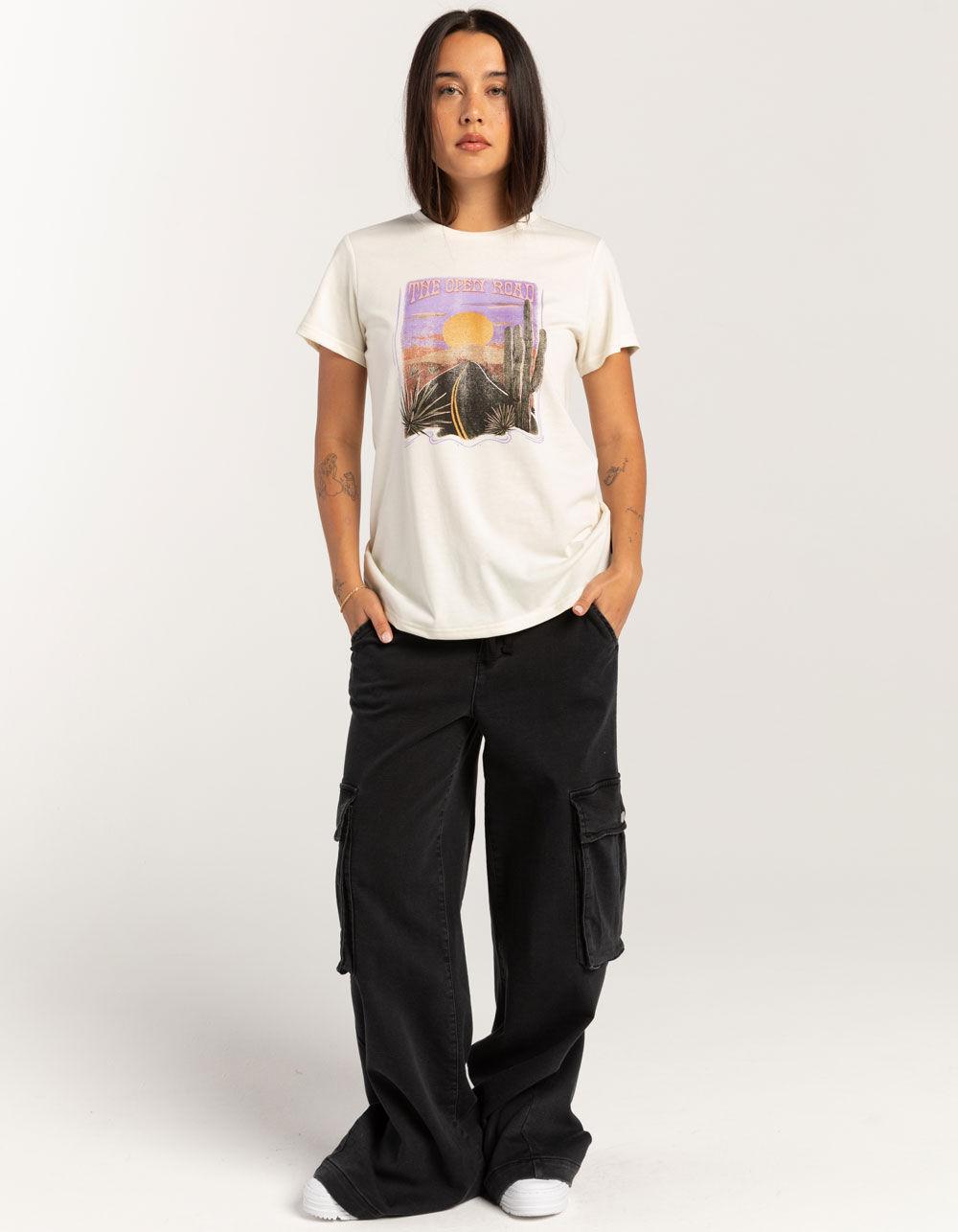 TENTREE Open Road Womens Tee - OFF WHITE Product Image