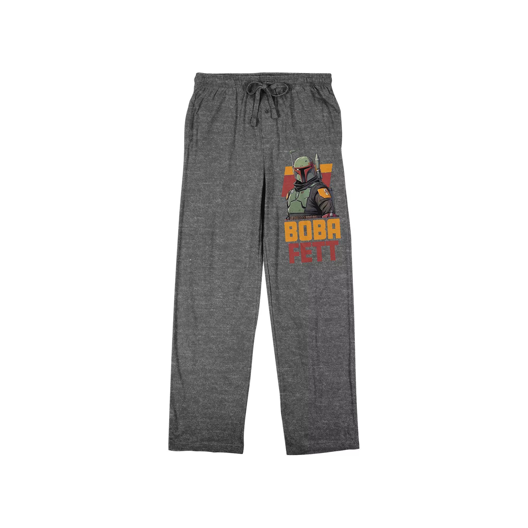 Men's Boba Fett Classic Sleep Pants, Size: Medium, Gray Product Image