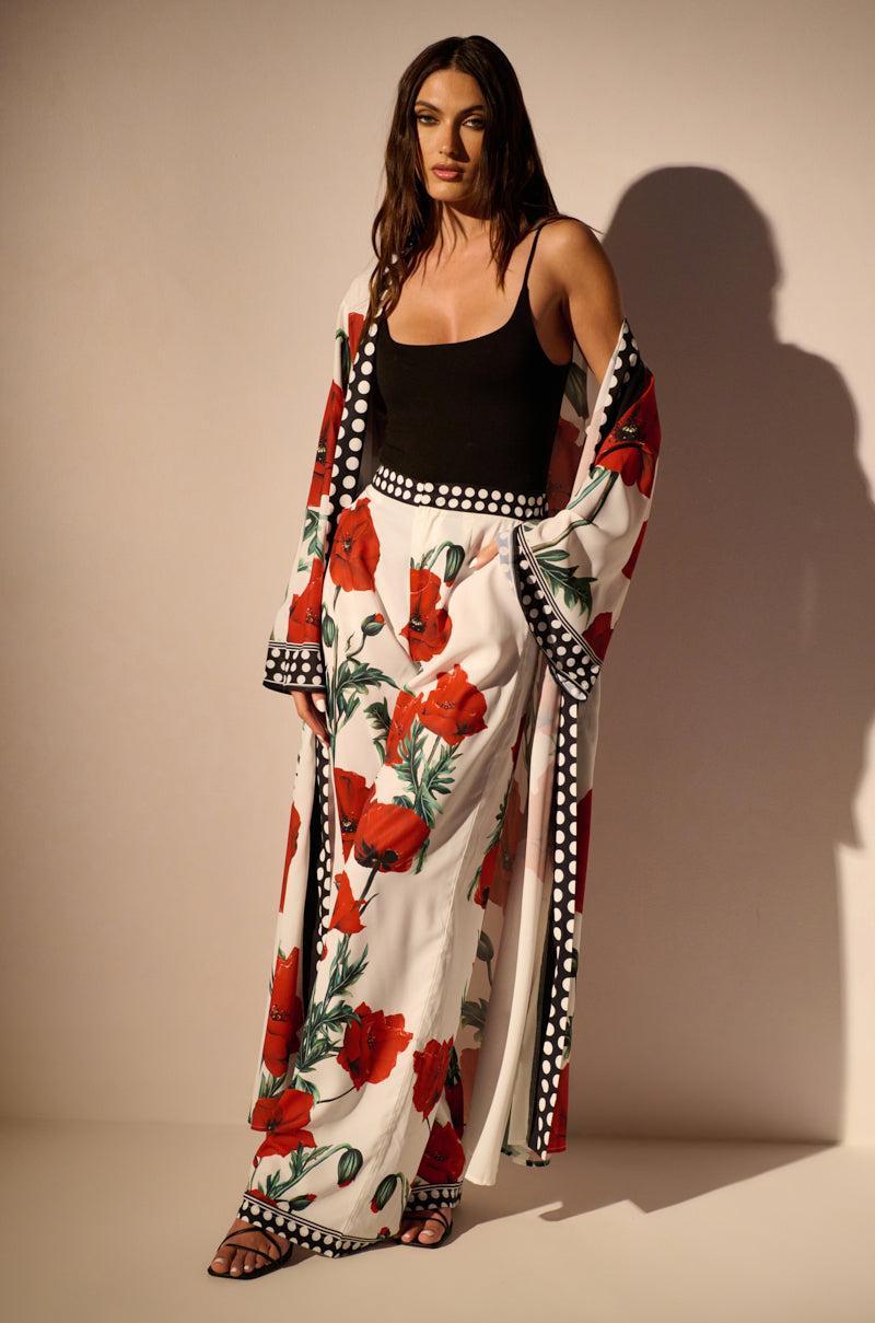 BELLADONNA PRINT PALAZZO PANTS Product Image