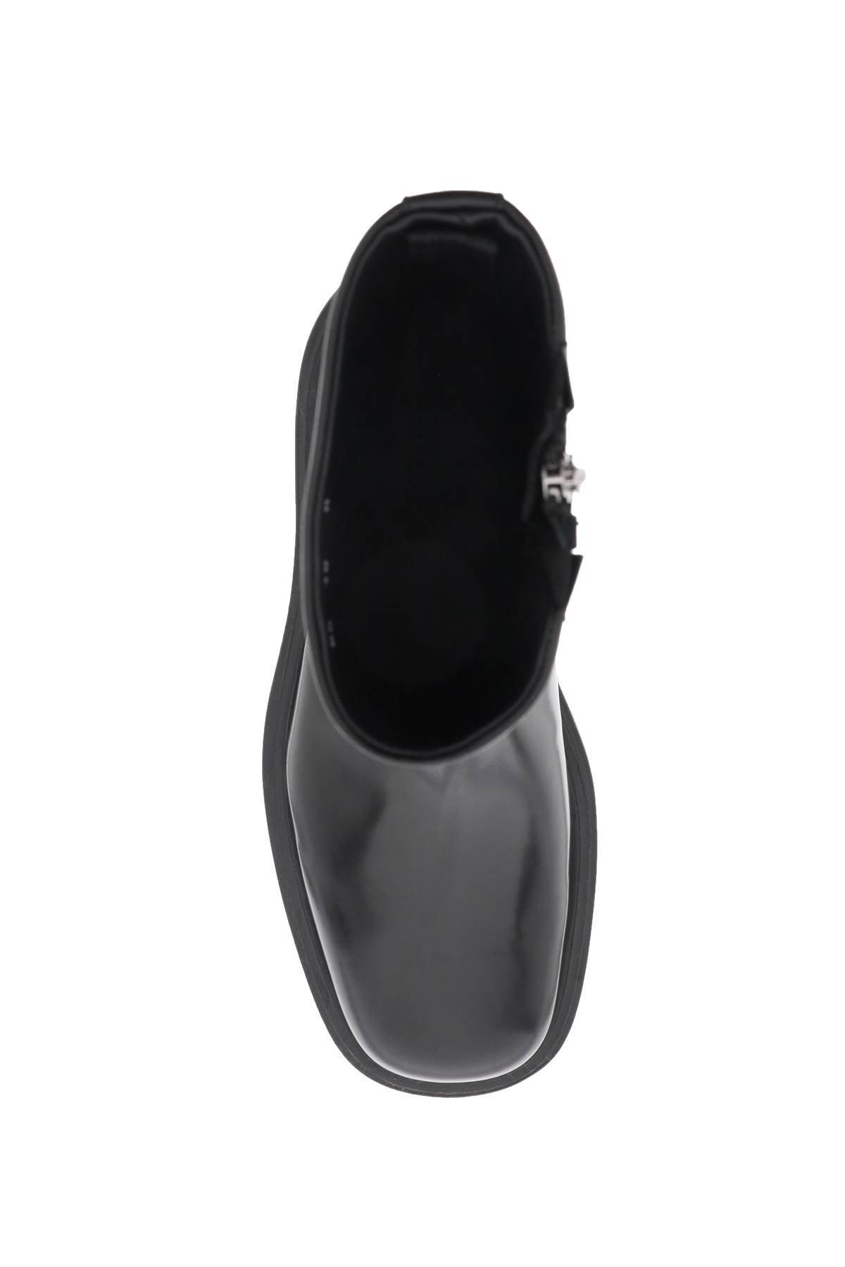 FERRAGAMO Leather Zippered Boots Product Image