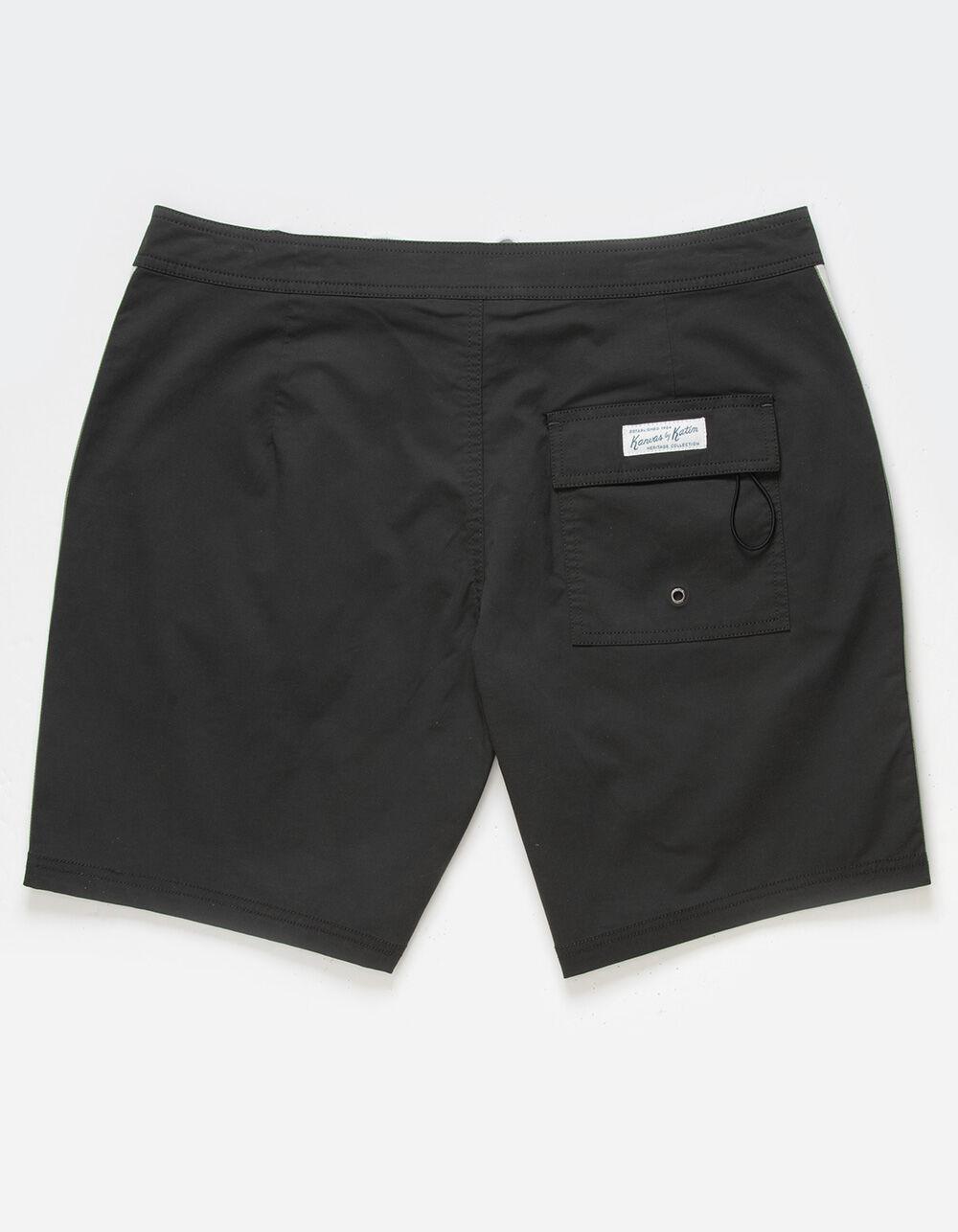 KATIN Theo Mens 17" Boardshorts - WASHED BLACK Product Image