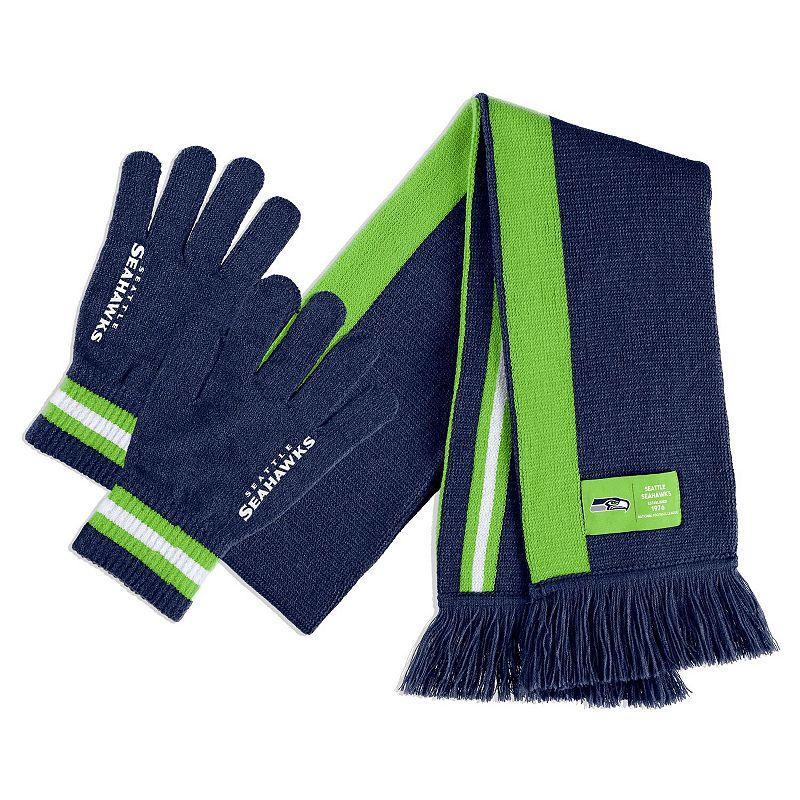 WEAR by Erin Andrews Las Vegas Raiders Scarf and Glove Set Product Image