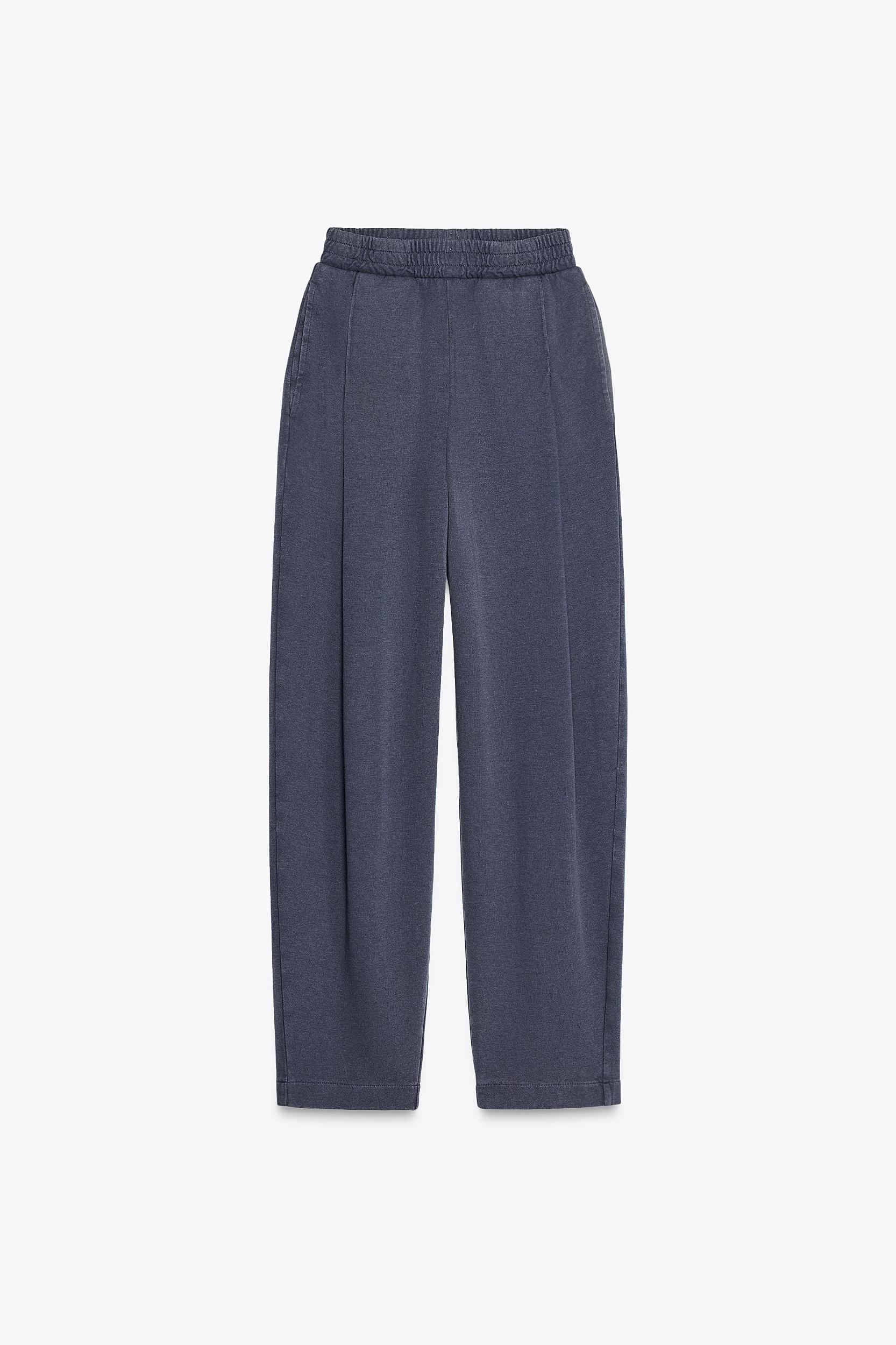 WASHED PLEATED PANTS Product Image