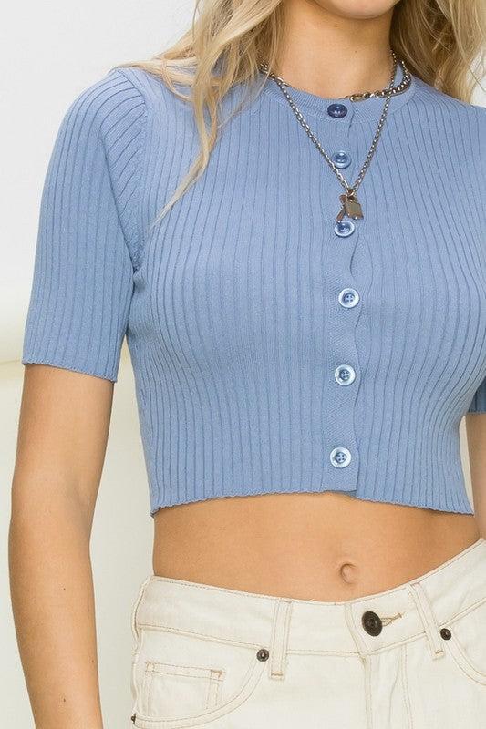 Touch of Sweetness Cropped Cardigan Product Image