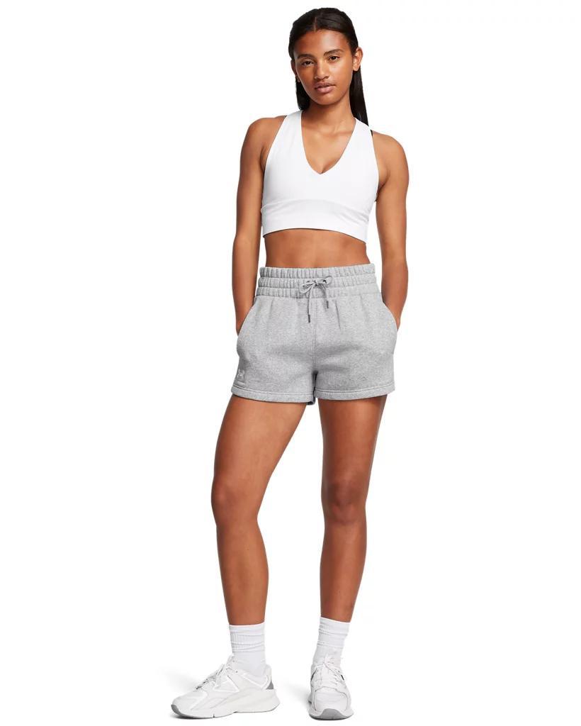 UA Icon Fleece Boxer Womens 2.75 Shorts Product Image