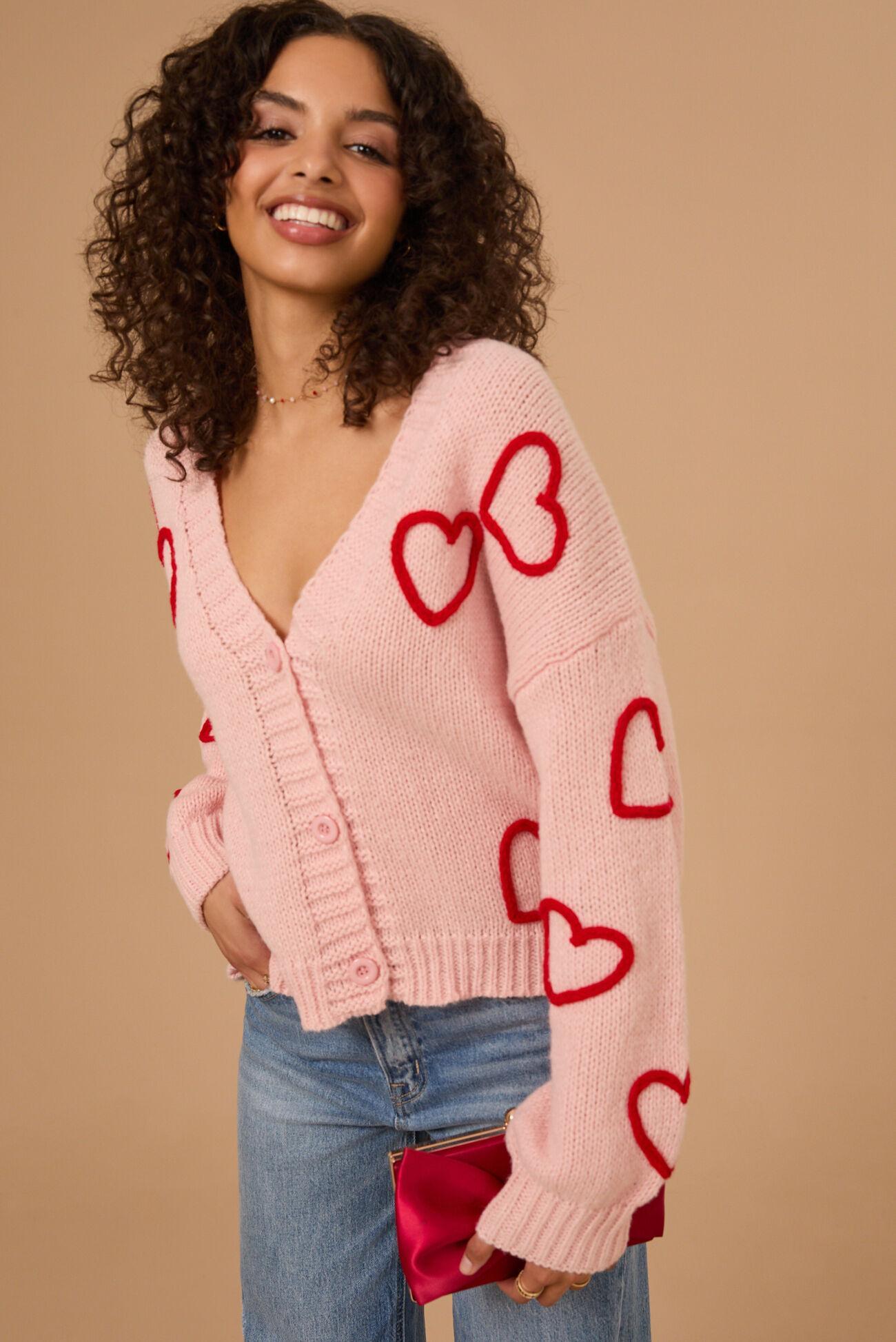 Paxton Yarn Hearts Cardigan Product Image