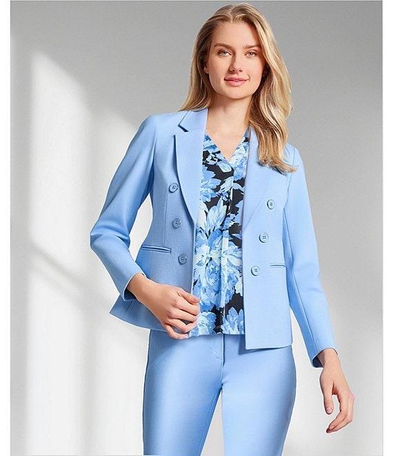 Jones New York Modern Compression Faux Double Breasted Jacket Product Image