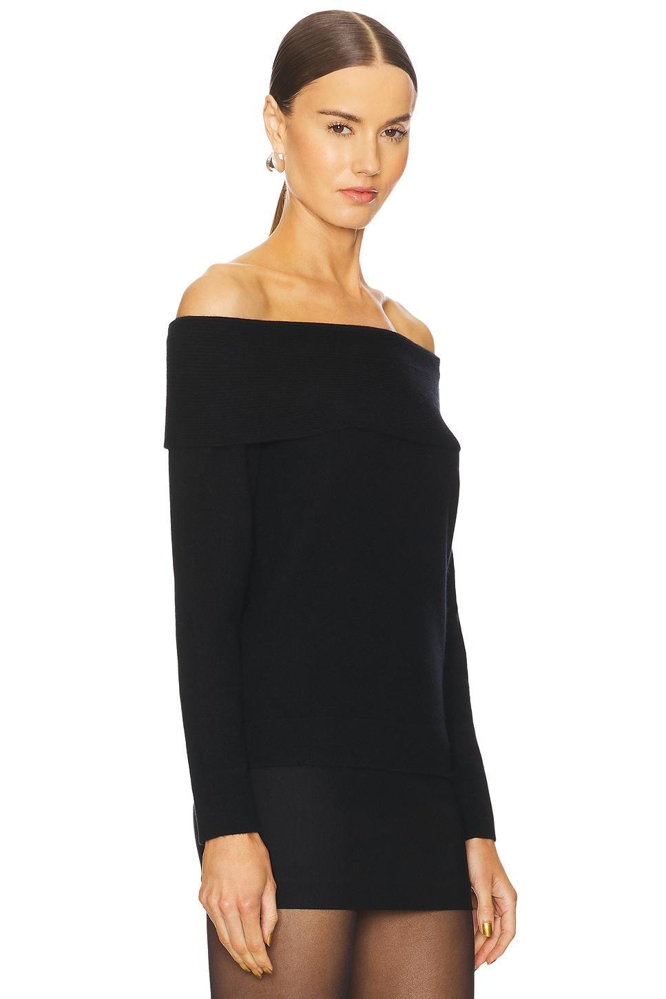Perry Off The Shoulder Sweater W. Cashmere Product Image