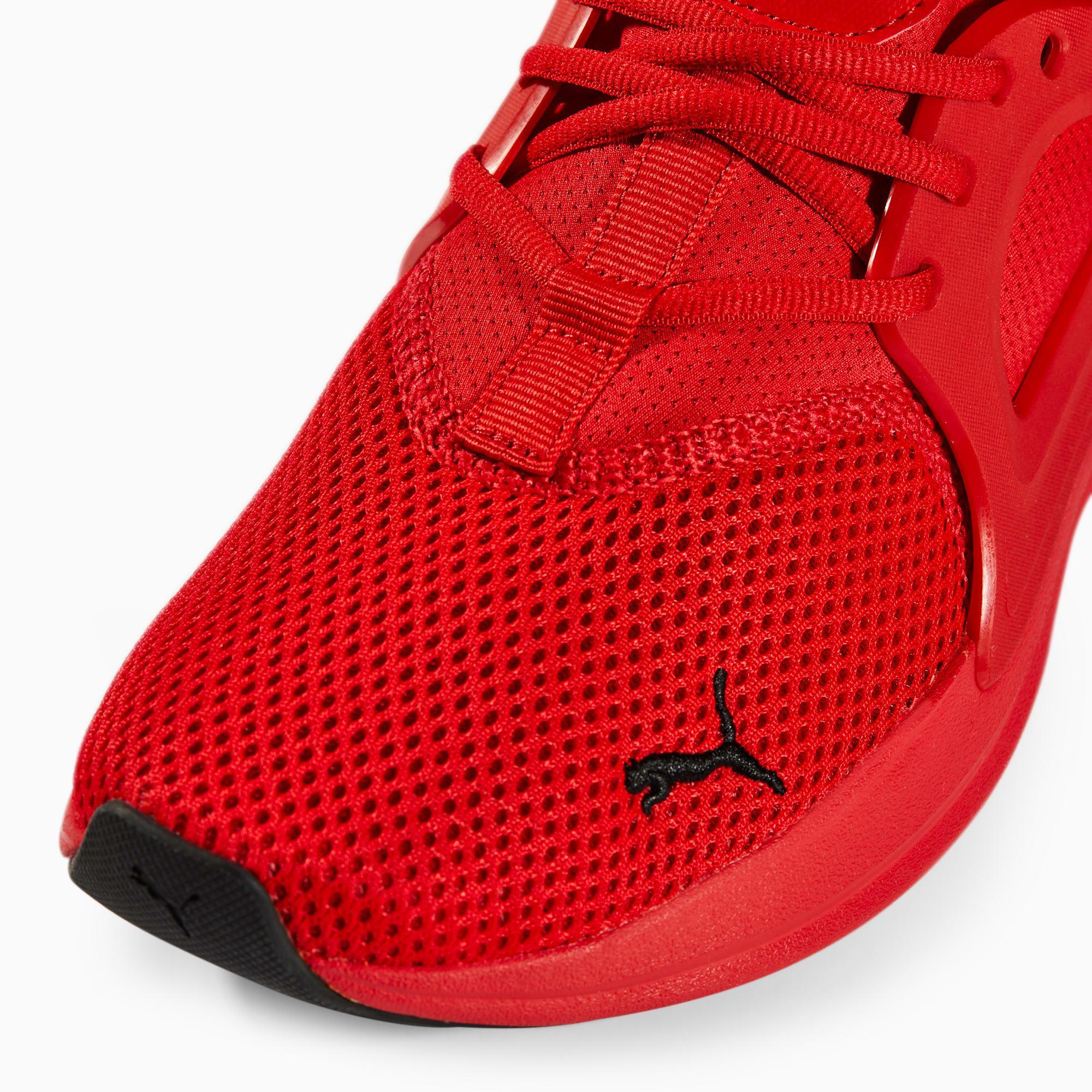 PUMA Softride Enzo Evo Men's Running Shoes in High Risk Red/Black Product Image
