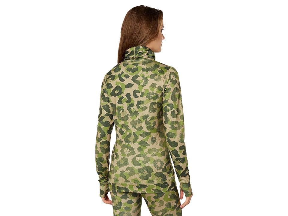 Burton Midweight Base Layer Long Neck Shirt (Felidae) Women's Clothing Product Image