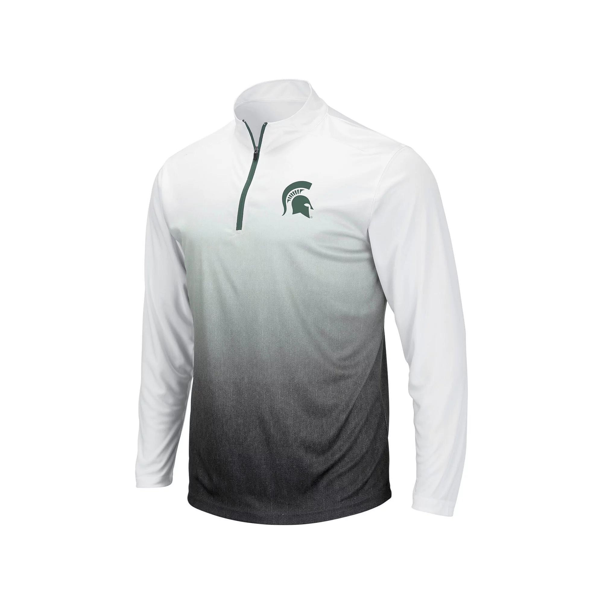 Men's Colosseum Gray Virginia Tech Hokies Magic Team Logo Quarter-Zip Jacket, Size: 2XL, Grey Product Image