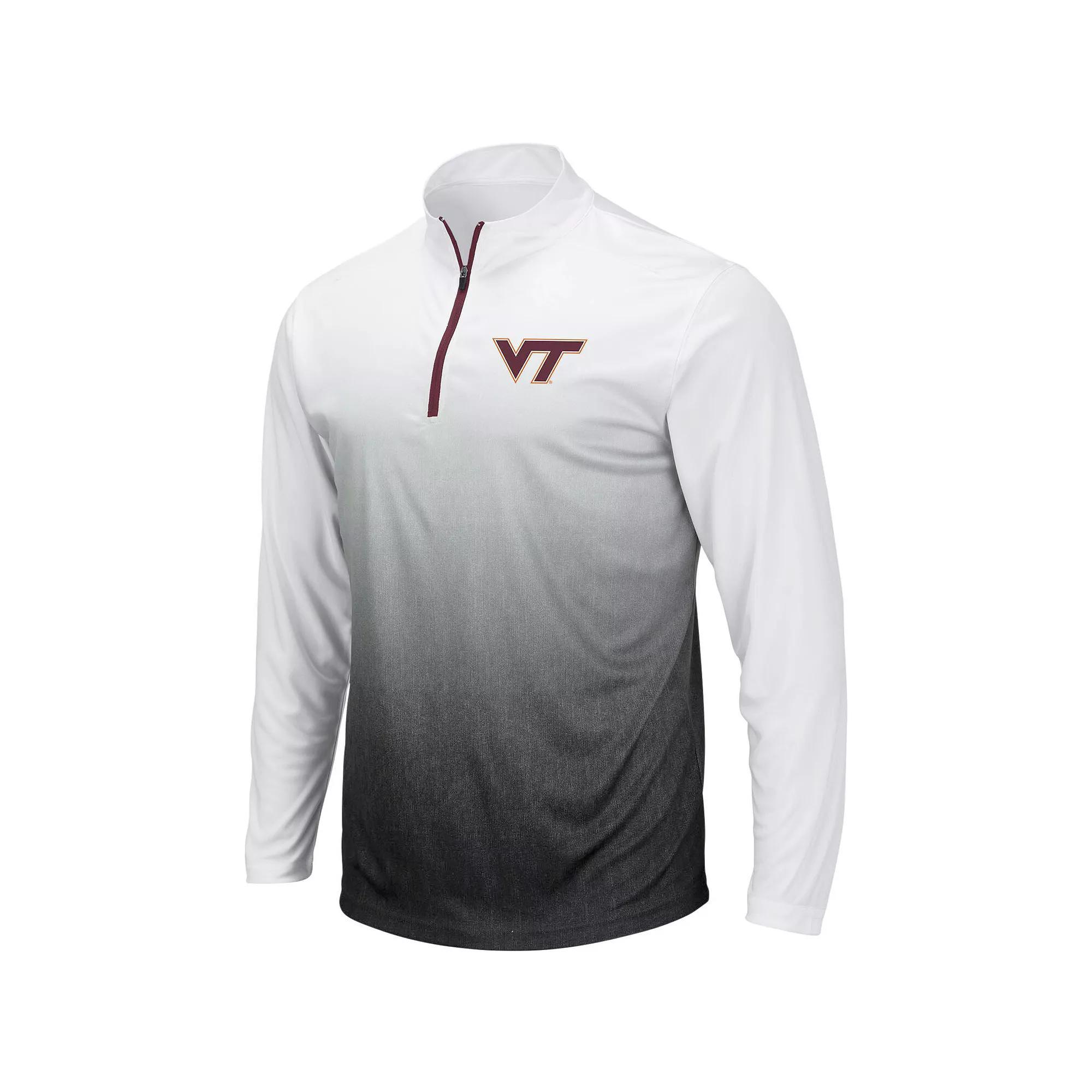 Men's Colosseum Gray Oklahoma State Cowboys Magic Team Logo Quarter-Zip Jacket, Size: Medium, Grey Product Image