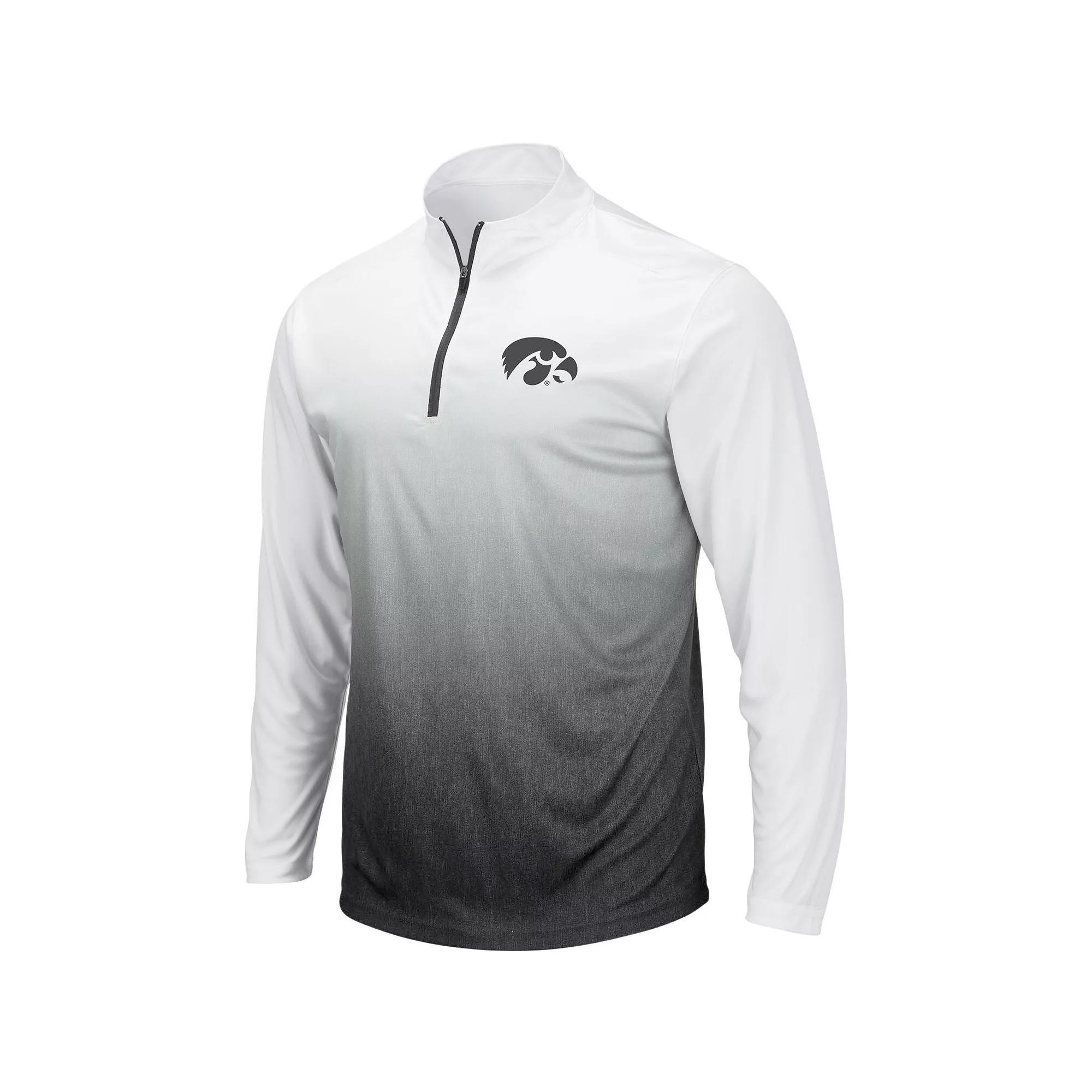 Men's Colosseum Gray Nebraska Huskers Magic Team Logo Quarter-Zip Jacket, Size: Medium, Grey Product Image