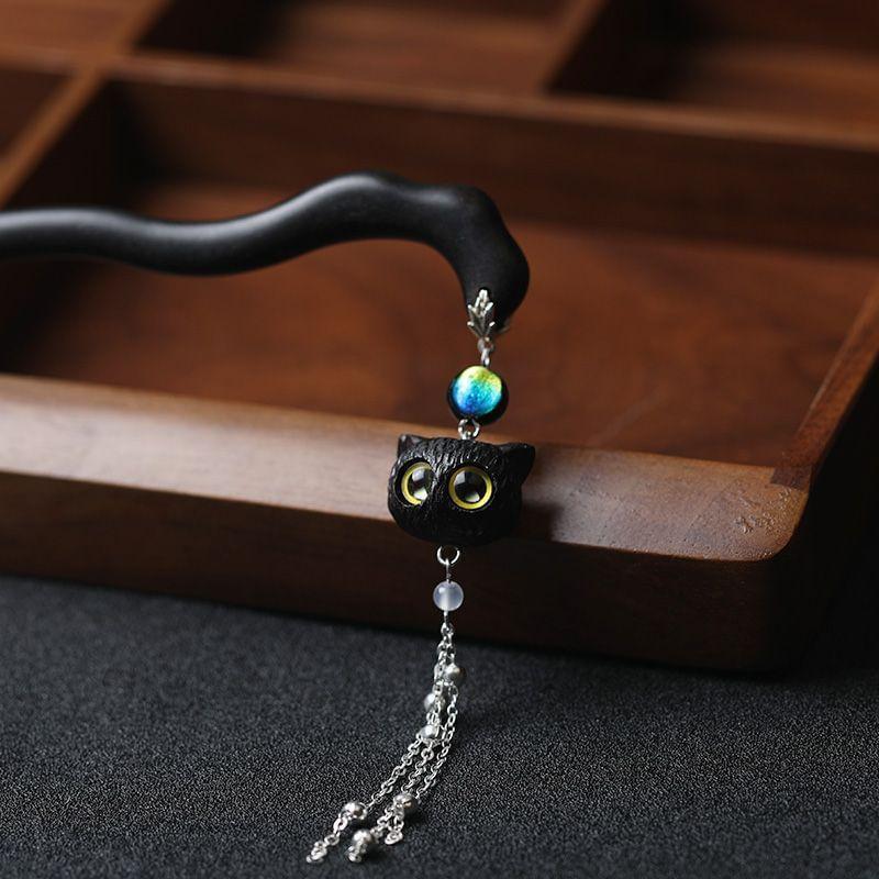Cat Detail Hair Stick Product Image